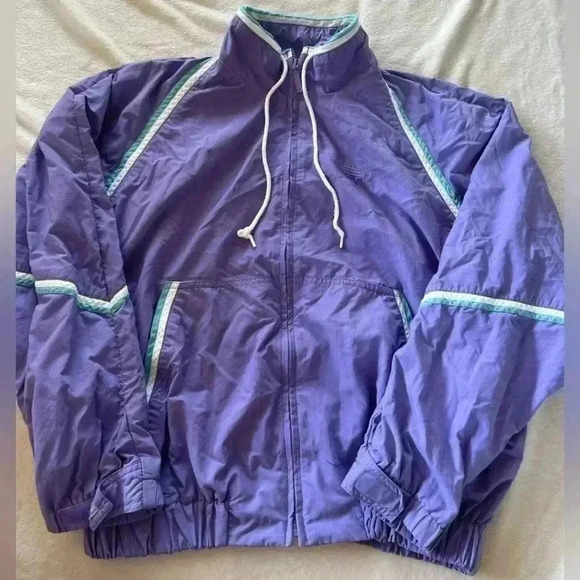 Vintage Lizsport 100% Nylon Full Zip Jacket - Picture 1 of 5
